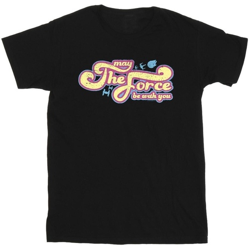 Abbigliamento Bambina T-shirts a maniche lunghe Star Wars: A New Hope BI43965 Nero
