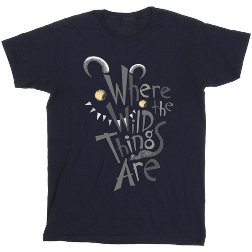 Abbigliamento Bambina T-shirts a maniche lunghe Where The Wild Things Are BI45343 Blu