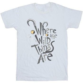 Abbigliamento Bambina T-shirts a maniche lunghe Where The Wild Things Are BI45343 Bianco