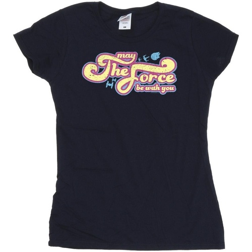Abbigliamento Donna T-shirts a maniche lunghe Star Wars: A New Hope BI46264 Blu