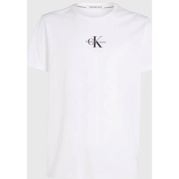 Abbigliamento Uomo T-shirt maniche corte Calvin Klein Jeans J30J323483YAF Bianco