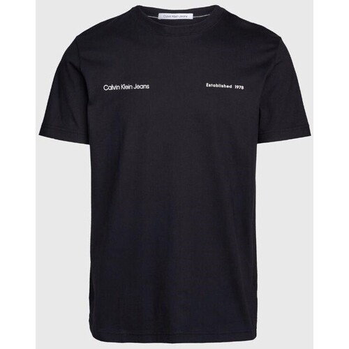 Abbigliamento Uomo T-shirt maniche corte Calvin Klein Jeans J30J325489 Nero