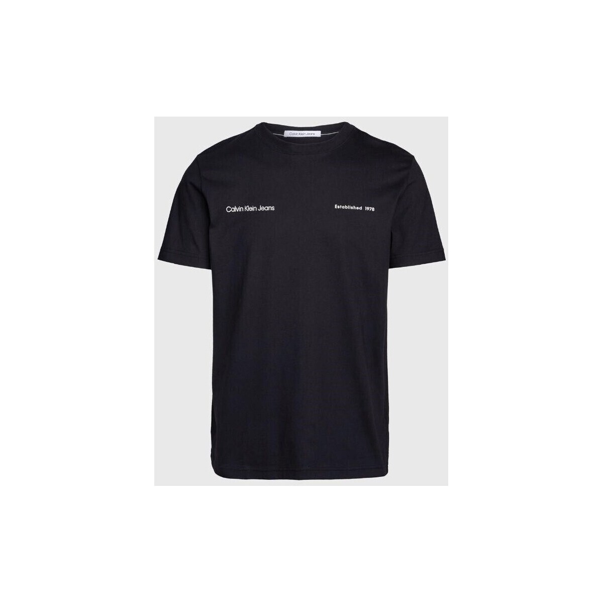 Abbigliamento Uomo T-shirt maniche corte Calvin Klein Jeans J30J325489BEH Nero