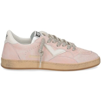 Scarpe Donna Sneakers 4B12 Paly New D155 bianco cipria Rosa