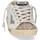 Scarpe Donna Sneakers 4B12 Suprime DBS227 glitter platino bianco Bianco