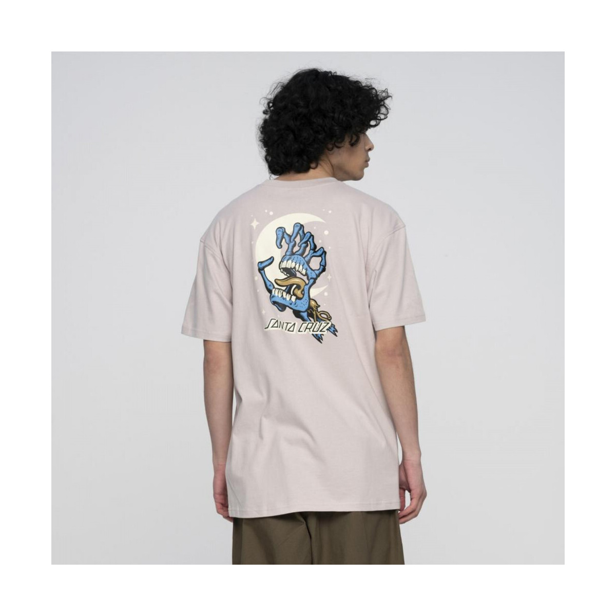 Abbigliamento Uomo T-shirt & Polo Santa Cruz Cosmic bone hand t-shirt Grigio