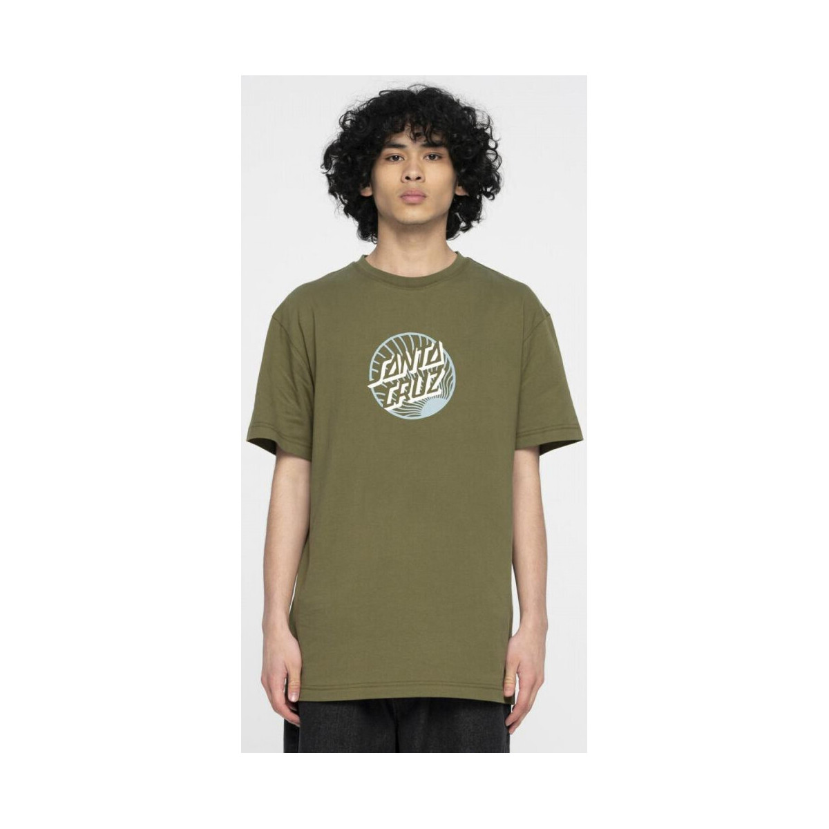 Abbigliamento Uomo T-shirt & Polo Santa Cruz Retreat dot front t-shirt Verde