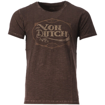 Abbigliamento Uomo T-shirt maniche corte Von Dutch VD/TRC/RETRO Marrone