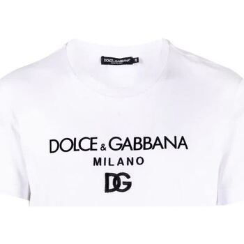D&G DG embroidery T-shirt Bianco