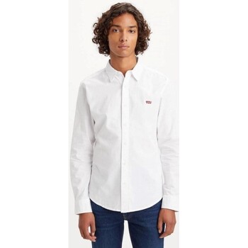 Abbigliamento Uomo Camicie maniche lunghe Levi's 86625 0002 BATTERY Bianco