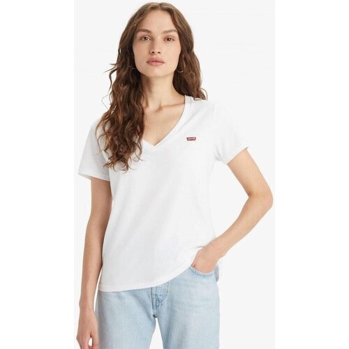 Abbigliamento Donna T-shirt & Polo Levi's 85341 0002 PERFECT VNECK Bianco