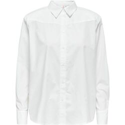 Abbigliamento Donna Camicie Only 15327687 ALEXIS-WHITE Bianco