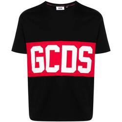 Abbigliamento Uomo T-shirt maniche corte Gcds LOGO BAND T-SHIRT Nero