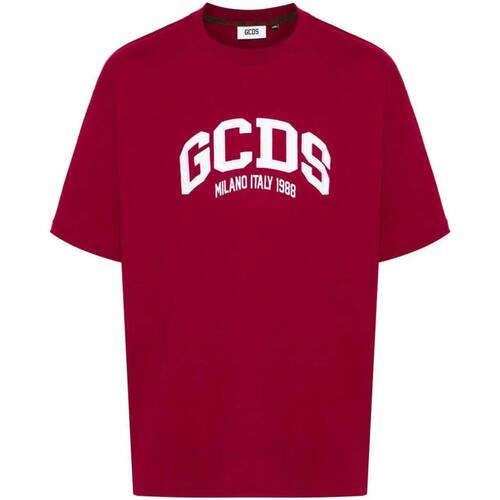 Abbigliamento Uomo T-shirt maniche corte Gcds LOGO LOOSE T-SHIRT Rosso