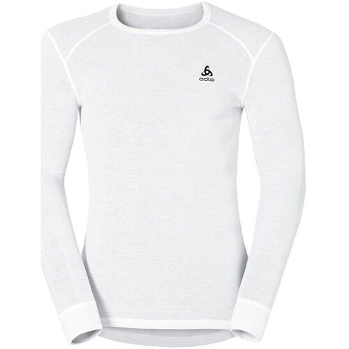 Abbigliamento Uomo T-shirts a maniche lunghe Odlo CREW NECK L/S Bianco