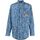 Abbigliamento Uomo Camicie maniche lunghe Versace Barocco denim shirt Blu