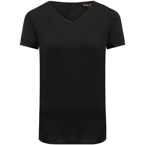 Abbigliamento Donna T-shirt maniche corte Emporio Armani PERMANENT Nero