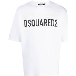 Abbigliamento Uomo T-shirt maniche corte Dsquared LOOSE FIT TEE Bianco