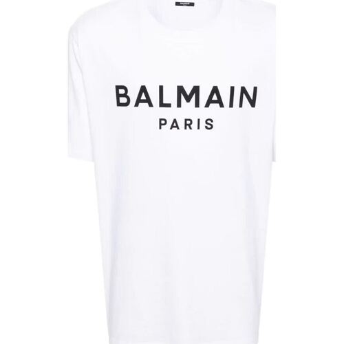 Abbigliamento Uomo T-shirt maniche corte Balmain Paris T-shirt Bianco
