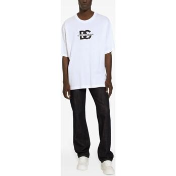 D&G DG Logo T-shirt Bianco