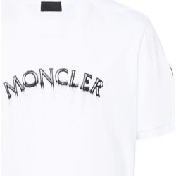Abbigliamento Uomo T-shirt maniche corte Moncler T-SHIRT Bianco