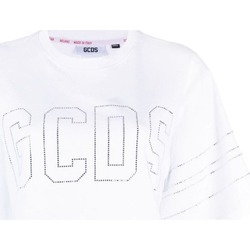 Abbigliamento Donna T-shirt maniche corte Gcds LOGO T-SHIRT Bianco