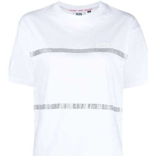 Abbigliamento Donna T-shirt maniche corte Gcds BLING T-SHIRT Bianco