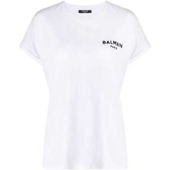Abbigliamento Donna T-shirt maniche corte Balmain Paris T-Shirt Bianco