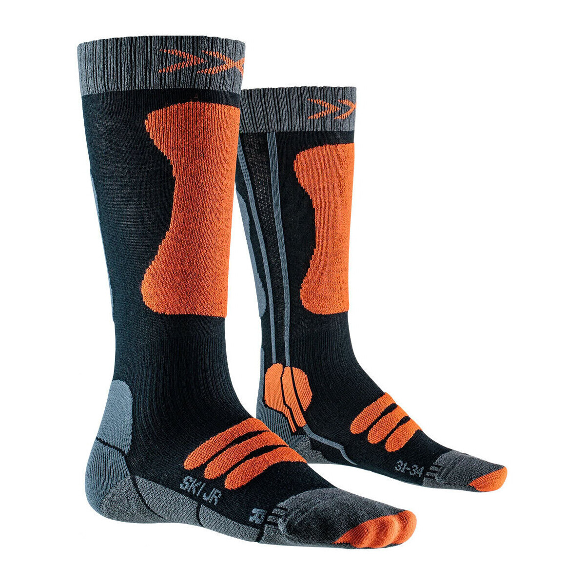 Accessori Uomo Calzini X-socks SKI JR 4.0 Grigio