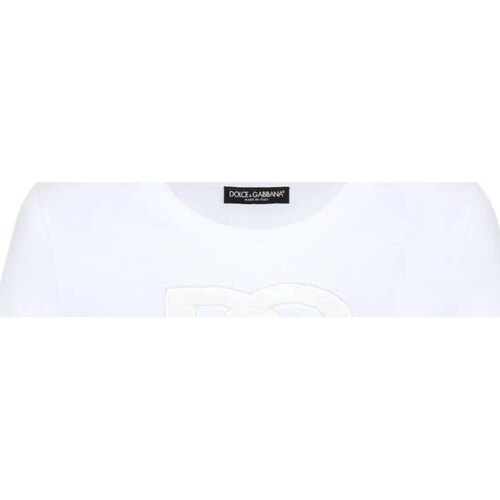 Abbigliamento Donna T-shirt maniche corte D&G TSHIRT Bianco