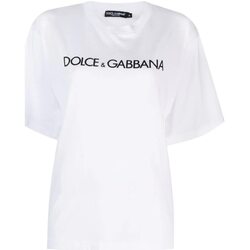 Abbigliamento Donna T-shirt maniche corte D&G Short sleeve T-shirt Bianco