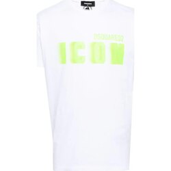 Abbigliamento Uomo T-shirt maniche corte Dsquared ICON BLUR COOL FIT TEE Bianco