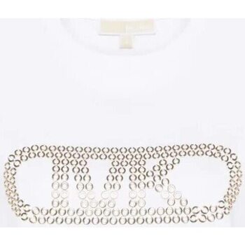Abbigliamento Donna T-shirt maniche corte MICHAEL Michael Kors GROMMET EMPIRE CLSSIC TEE Bianco