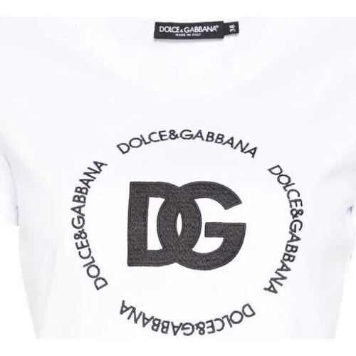 Abbigliamento Donna T-shirt maniche corte D&G TSHIRT Bianco