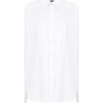 Abbigliamento Donna Camicie D&G Sangallo detail shirt Bianco