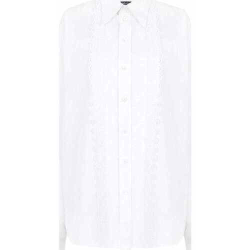 Abbigliamento Donna Camicie D&G Sangallo detail shirt Bianco