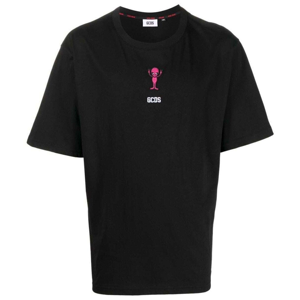 Abbigliamento Uomo T-shirt maniche corte Gcds WIRDO LOOSE T-SHIRT Nero