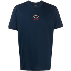 Abbigliamento Uomo T-shirt maniche corte Paul & Shark T-SHIRT IN COTONE Blu
