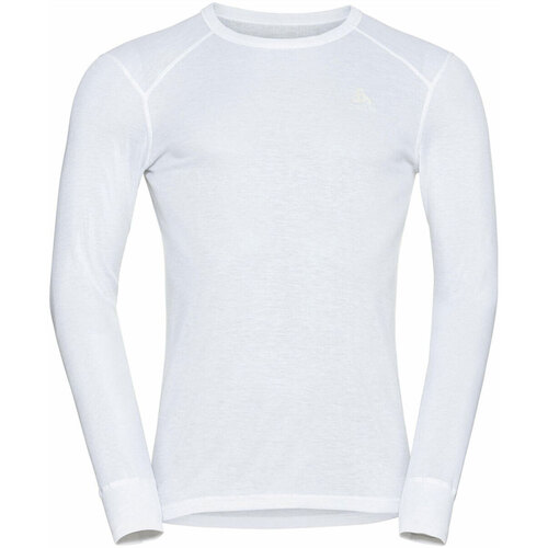 Abbigliamento Uomo T-shirts a maniche lunghe Odlo BL TOP CREW NECK L/S Bianco
