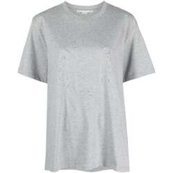 Abbigliamento Donna T-shirt maniche corte Stella Mc Cartney Diamond Logo T-Shirt Grigio