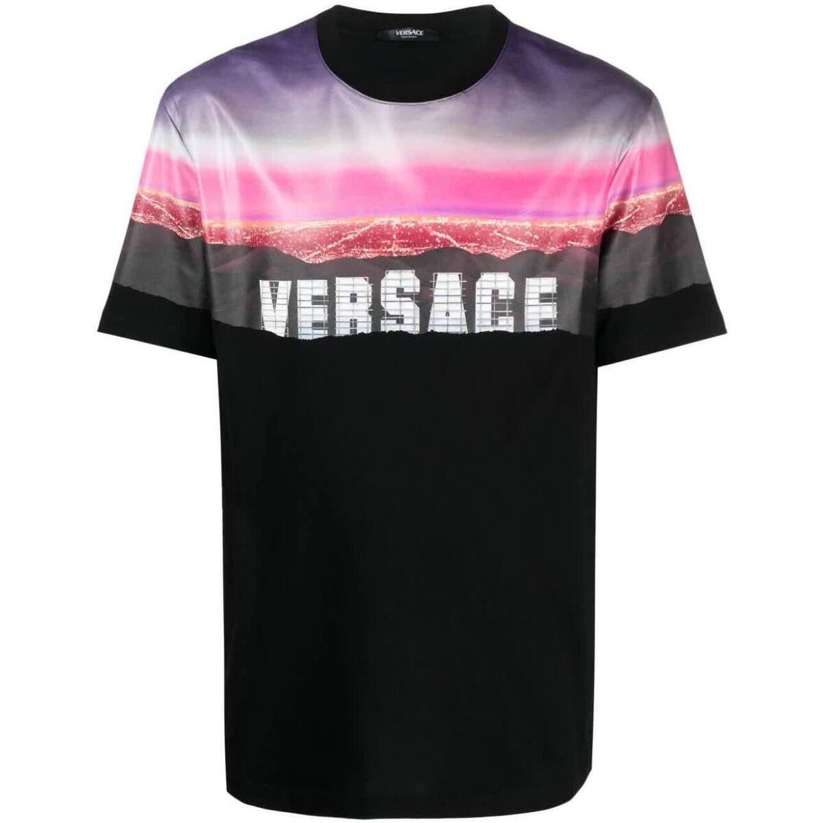Abbigliamento Uomo T-shirt maniche corte Versace T-SHIRT Nero