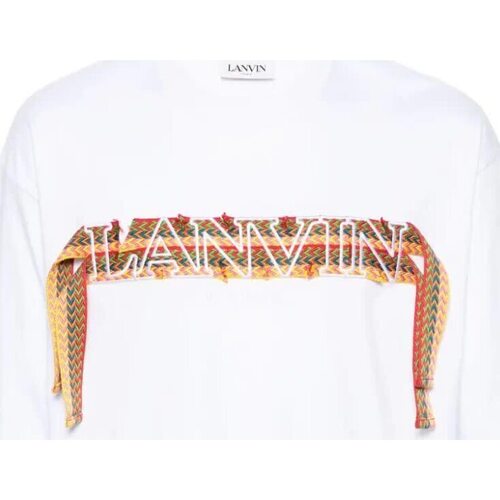 Abbigliamento Uomo T-shirt maniche corte Lanvin T-SHIRT OVERSIZE CURBLACE Bianco