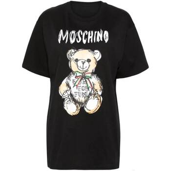Abbigliamento Donna T-shirt maniche corte Moschino T-SHIRT Nero