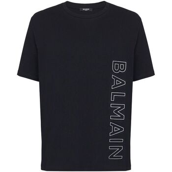 Abbigliamento Uomo T-shirt maniche corte Balmain Paris T-Shirt Nero