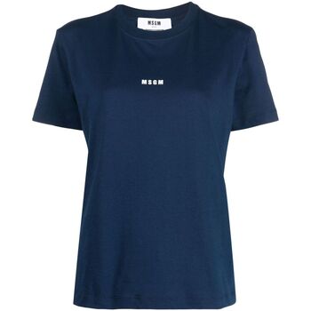 Abbigliamento Donna T-shirt maniche corte Msgm T-SHIRT Blu