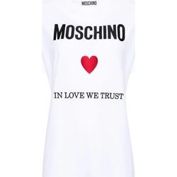 Abbigliamento Donna T-shirt maniche corte Moschino T-SHIRT Bianco