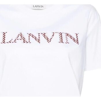 Abbigliamento Donna T-shirt maniche corte Lanvin T-SHIRT RICAMATA Bianco