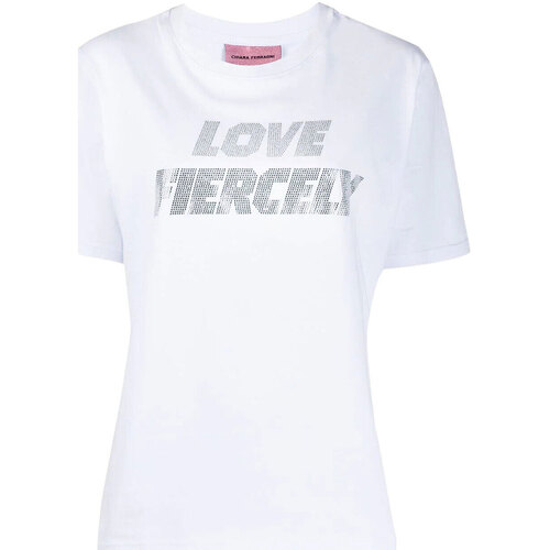 Abbigliamento Donna T-shirt maniche corte Chiara Ferragni T-SHIRT Bianco