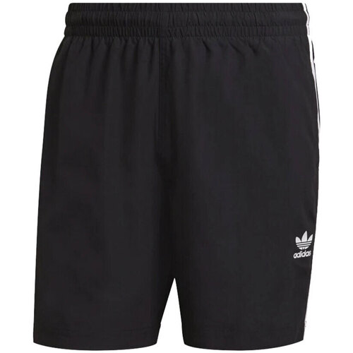 Abbigliamento Uomo Shorts / Bermuda adidas Originals 3-STRIPES  SWIMS Nero