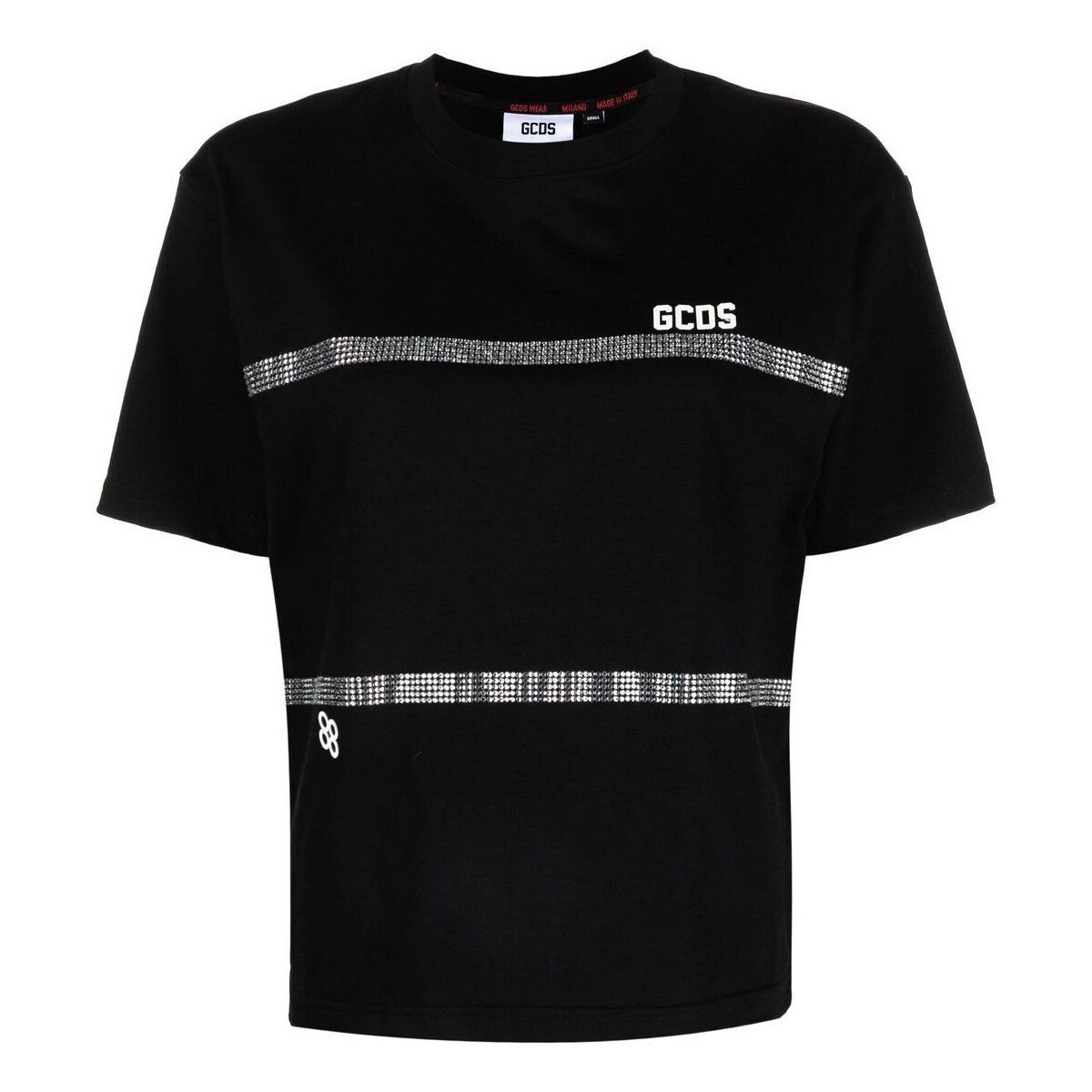 Abbigliamento Donna T-shirt maniche corte Gcds BLING T-SHIRT Nero